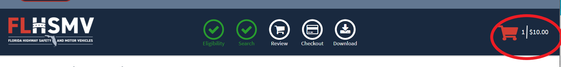 Screenshot-shopping-cart-FLHSMV-crash-portal