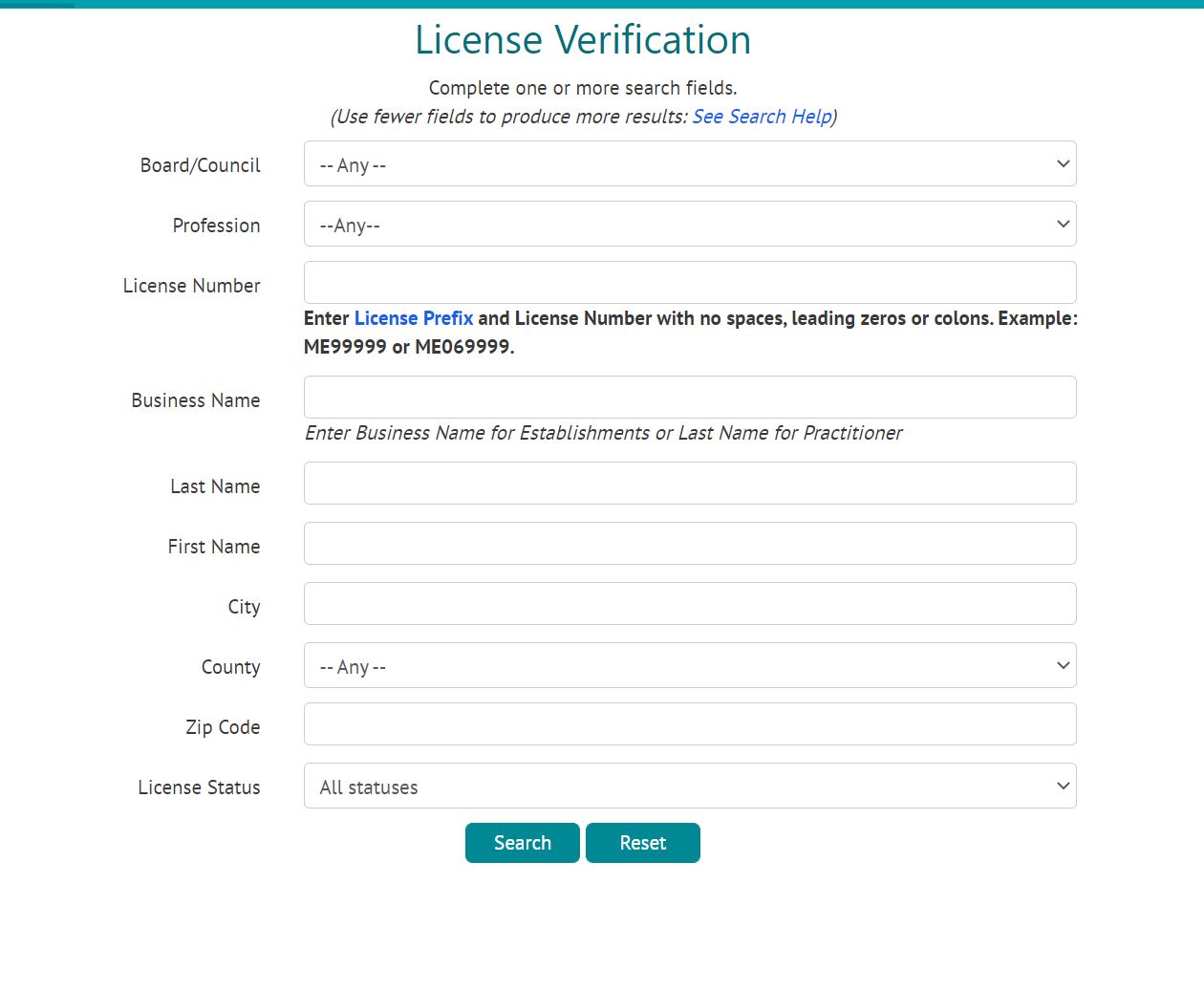 Florida-Department-Health-License-Verification